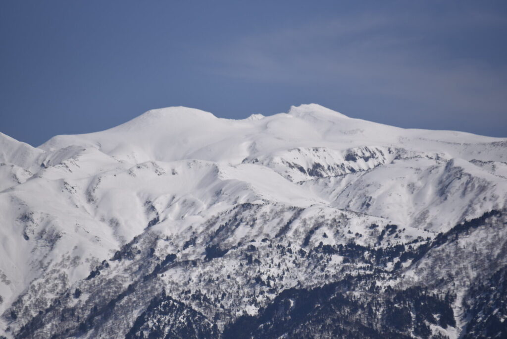 西山からの白山連峰