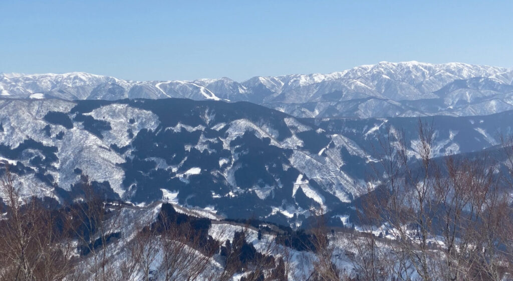 白木峰から金剛堂山