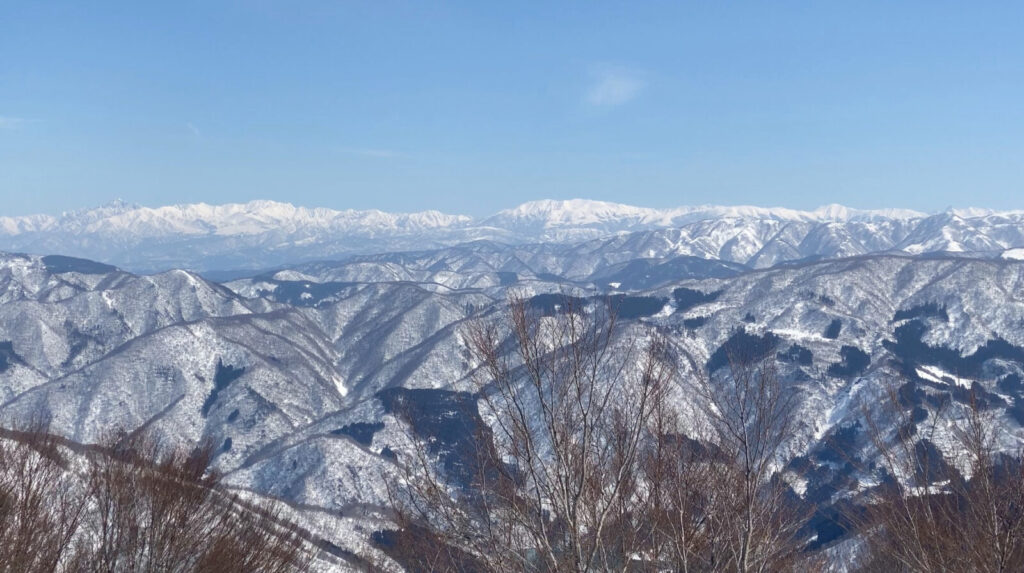 立山連峰から北アルプス