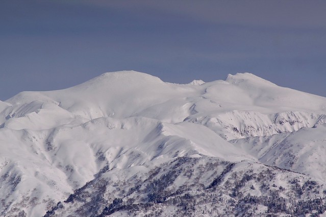 白峰西山からの白山連峰