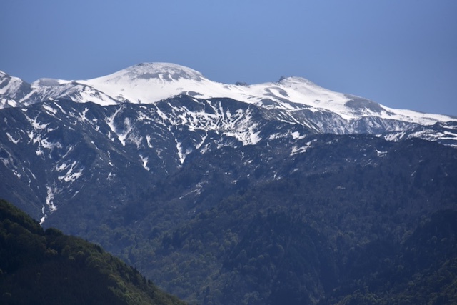 おまい山からの白山連峰