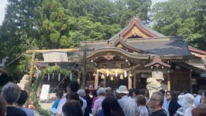 白山比咩神社茅の輪くぐり
