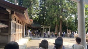 白山比咩神社茅の輪くぐり