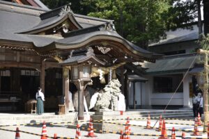 白山比咩神社茅の輪くぐり