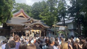 白山比咩神社茅の輪くぐり