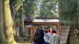 白山比咩神社茅の輪くぐり